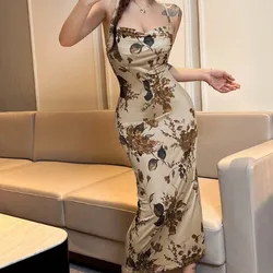 Vestido largo floreado