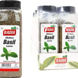Albahaca  en hoja ( triturada ) 4onz