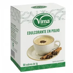 Edulcorante en polvo (trae 60 paquetes de 1g)
