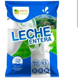 Leche Entera Macro Food  1kg (no es vitaminada  ni saborizada)