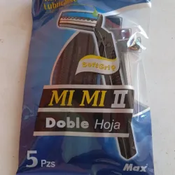 Maquinitas de Afeitar de doble hoja (contiene  5 u)