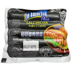 Salchichas de pollo y cerdo