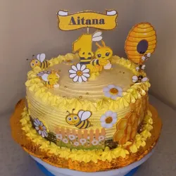 Cake sencillo personalizado