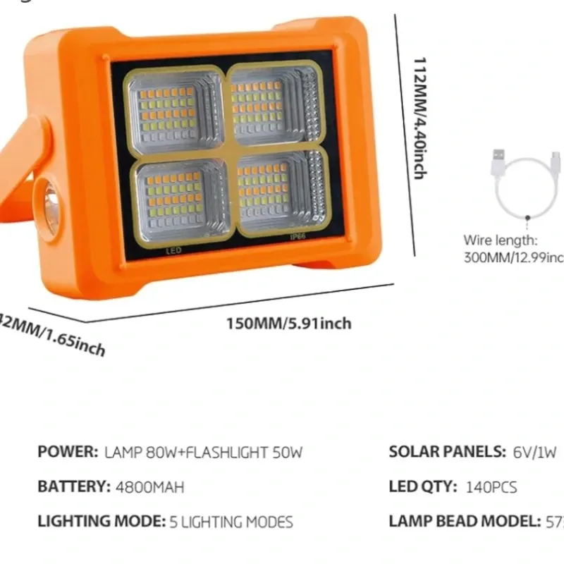 Lámpara Solar Portátil