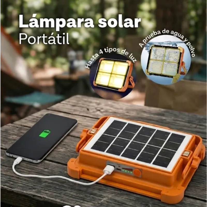 Lámpara Solar Portátil