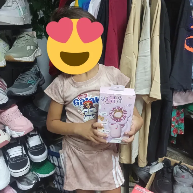 Mini ventilador recargable