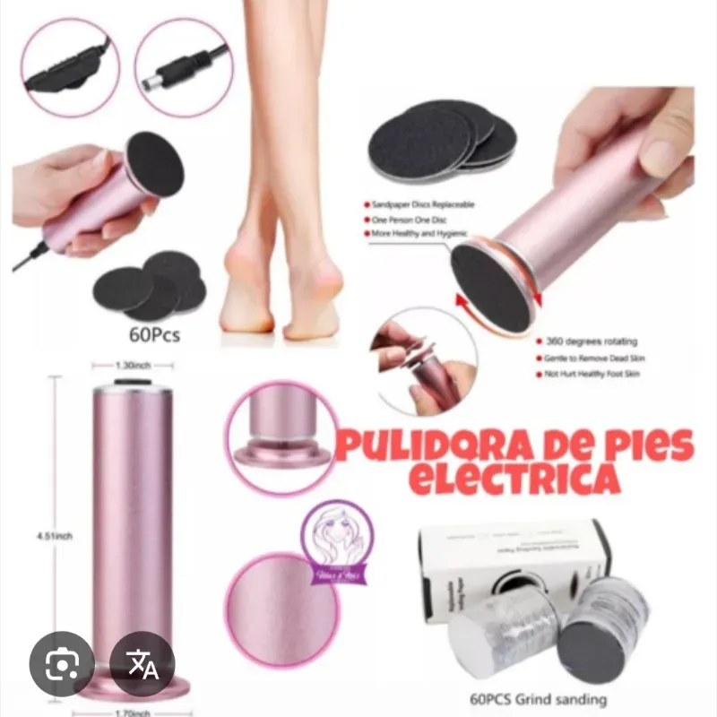 Pulidora de pies eléctrica 