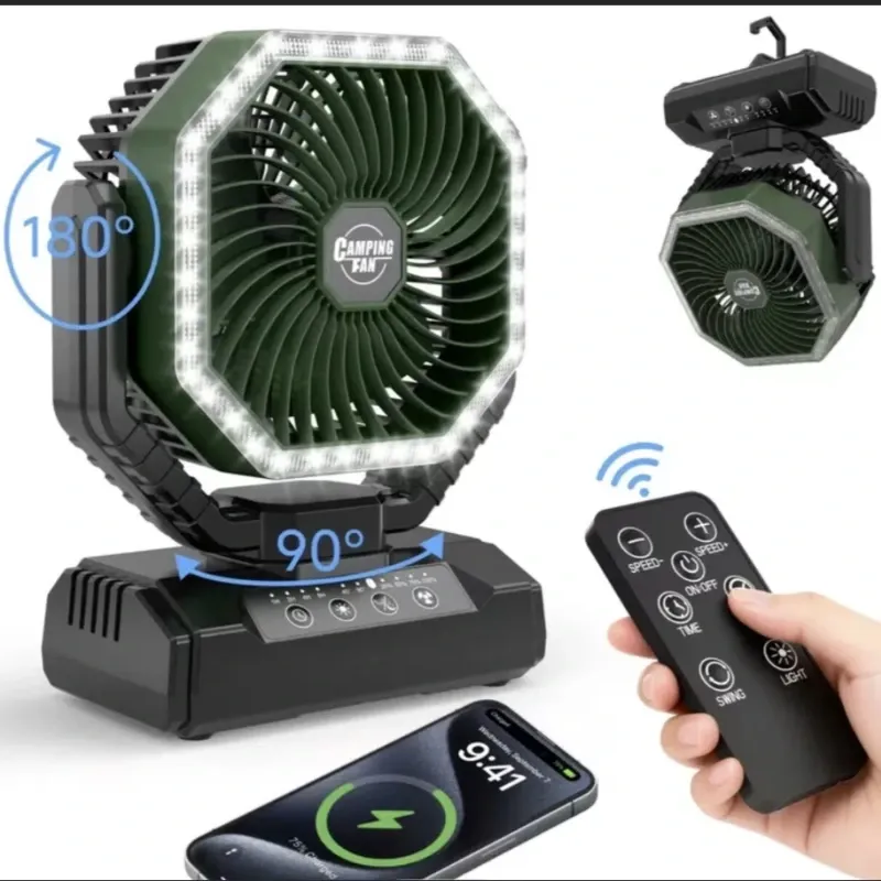 Ventilador recargable