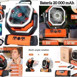 Ventilador recargable 