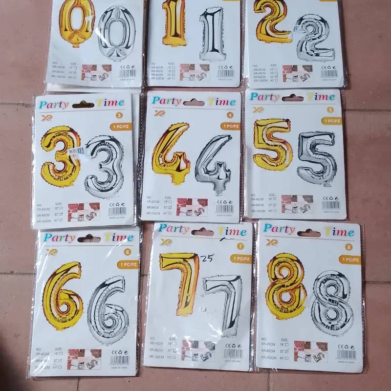Globos de Números 