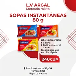 Sopas Instantáneas