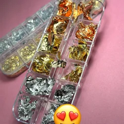 Cajas de papel oro 