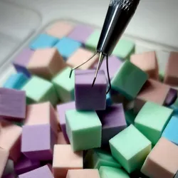 Cajita de esponjas para difuminar