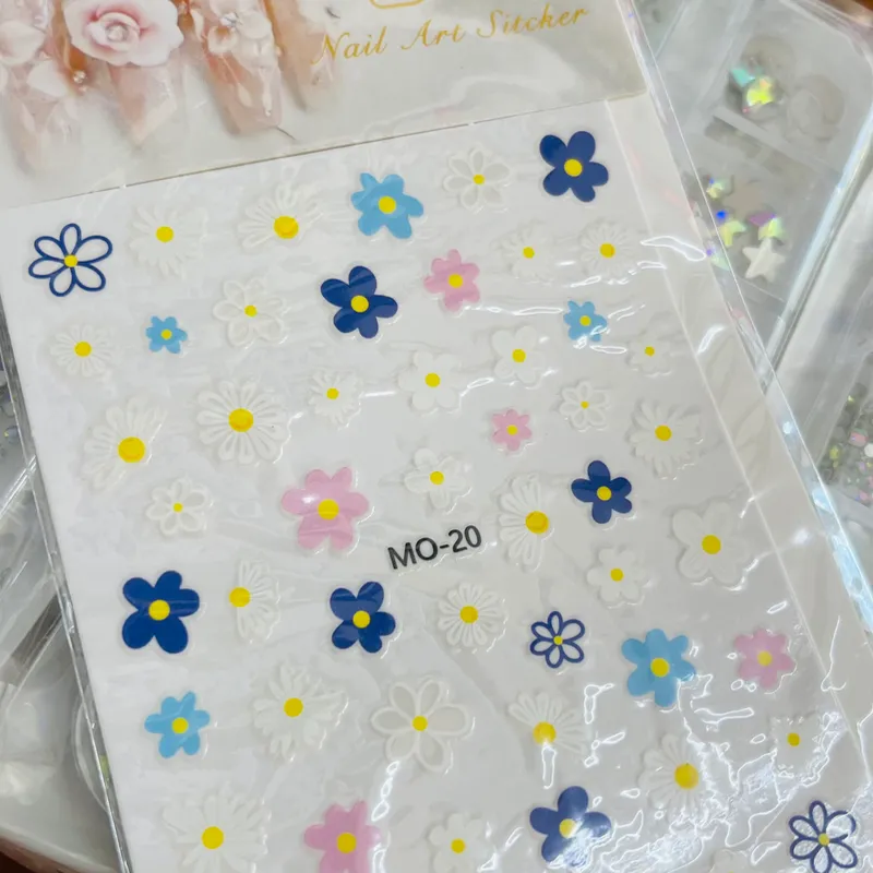 Calcomanía flores 