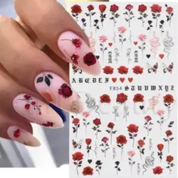 Calcomanía rosas y serpientes 