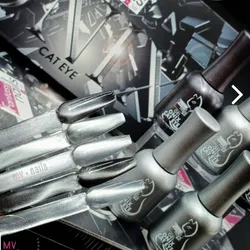 Fantasy Nails ONIX OJO DE GATO PLATEADO