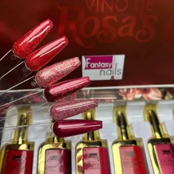 Gel vino de rosas Fantasy Nails