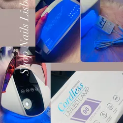 Lámpara cordless recargable 96 w