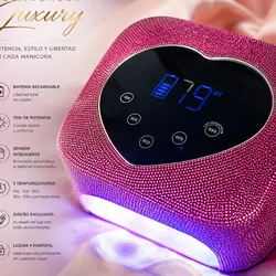 Lámpara de lujo 72 w recargable