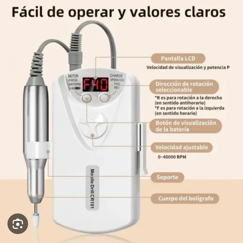 Máquina recargable