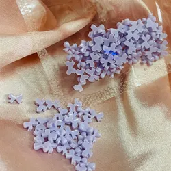 Mini lazos violeta pastel