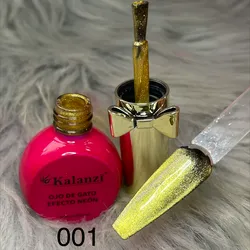 Ojo de gato efecto neón