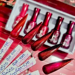 Ojo de gato Frutos Rojos Fantasy Nails