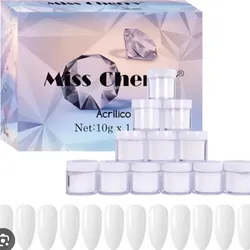 Polvo blanco para relieve