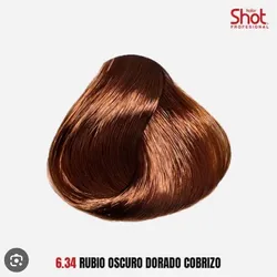 Rubio oscuro dorado cobrizo