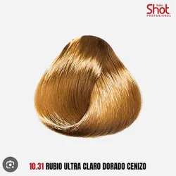 Rubio ultra claro dorado cenizo