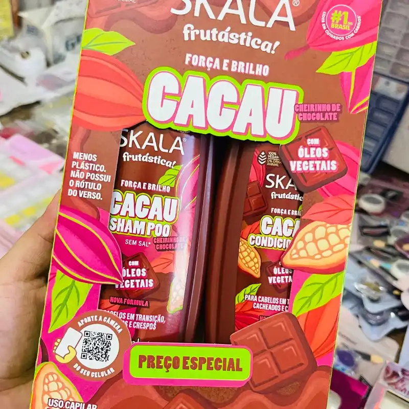 Shampoo y acondicionador skala cacao