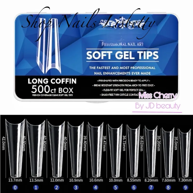 Tips Coffin extra largo