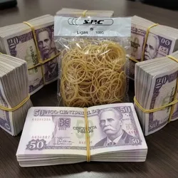 Paquete de liga de dinero grande
