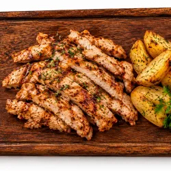 TABLA DE FAJITAS DE PECHUGA DE POLLO 1/2