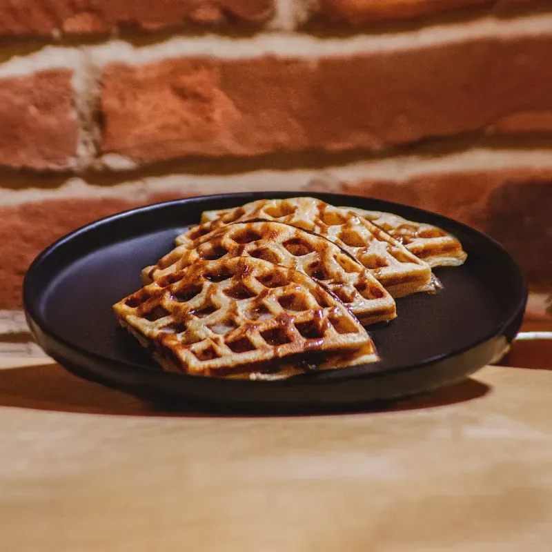 WAFFLE CON NUTELLA
