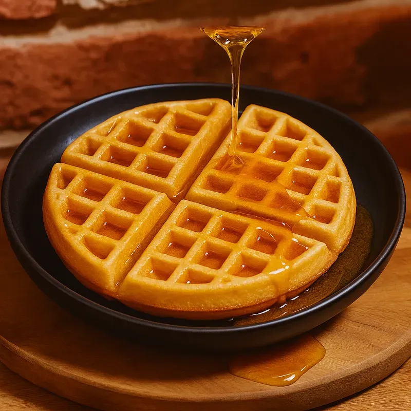 WAFFLE CON MIEL