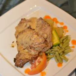 Bistec de cerdo parmesano