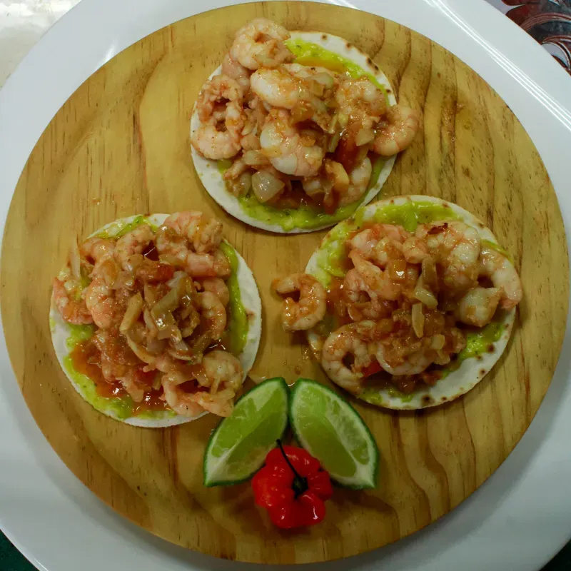 Tacos Gobernador(Camarón)