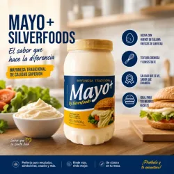 Mayo+ By Silverfoods – Mayonesa Tradicional