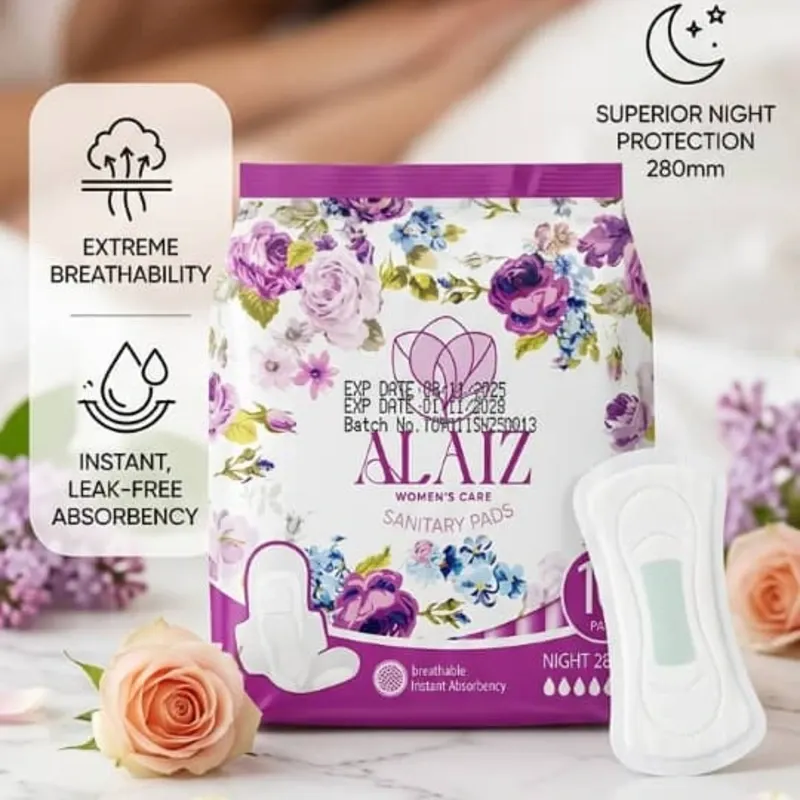 Toallas Sanitarias ALAÍZ- Protección nocturna