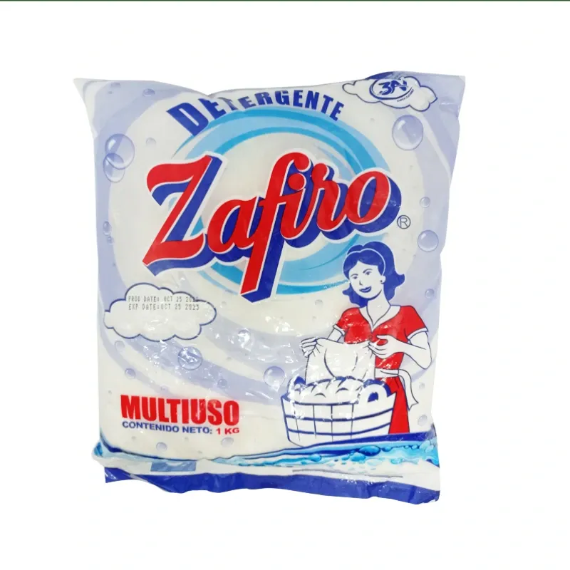 Detergente en polvo Zafiro 1kg (PAQUETE 10 BOLSAS)