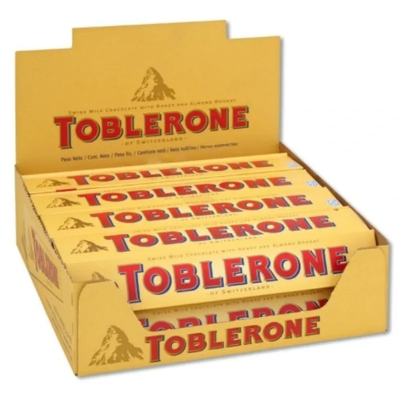 Toblerone Chocolate con leche 3.52oz (PAQUETE)