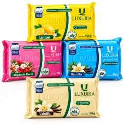 4 Jabones de Lavar Luxuria - 600 gramos totales *Nuevo Producto