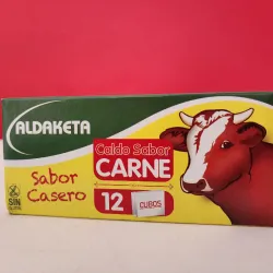 Caja de Caldo de Carne de Res para Aderezos- 12 Cubos *Producto Importado desde España