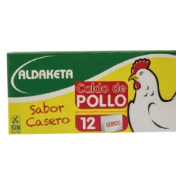 Caldo Concentrado de Pollo Aldaketa - 12 unidades