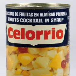 Cóctel de Frutas en Almíbar Marca Celorrio - 425 gramos *Nuevo Producto Importado Español
