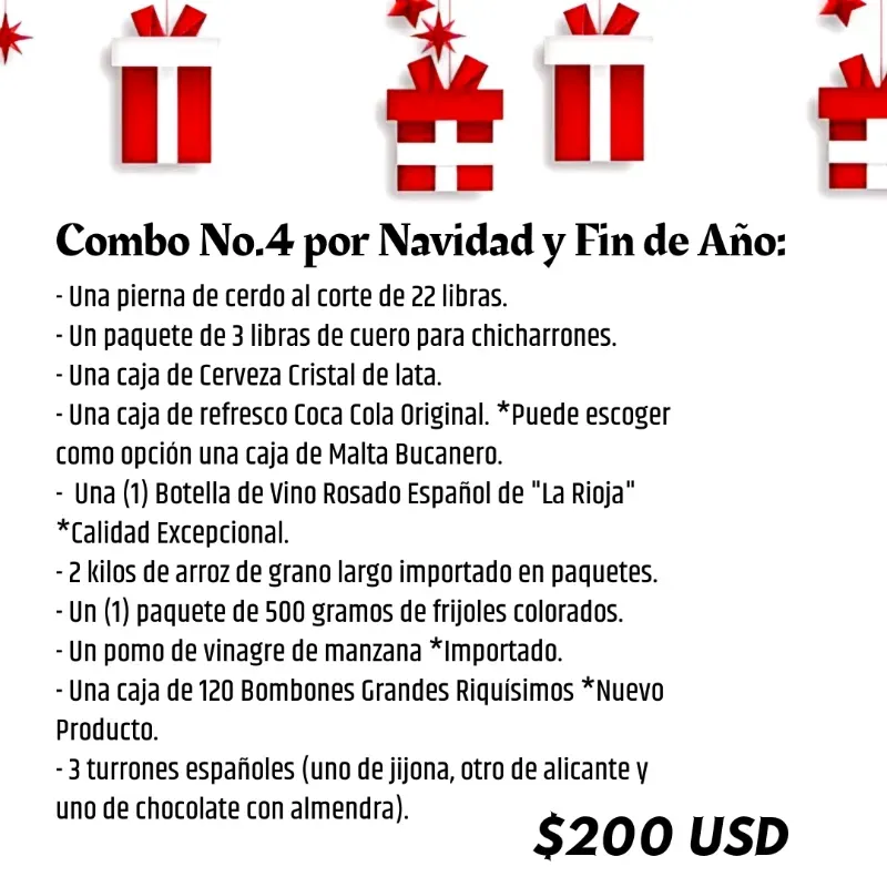 Combo No.4 por Navidad y Fin de Año. *El más completo de los módulos