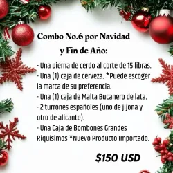 Combo No.6 por Navidad y Fin de Año *Apetecible.