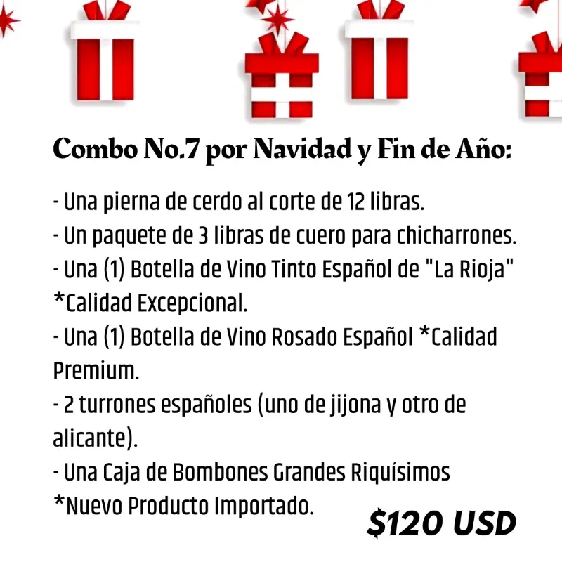 Combo No.7 por Navidad y Fin de Año