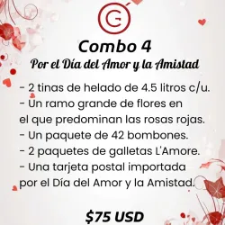 Combo Sencillo No. 4 por el Día de San Valentín